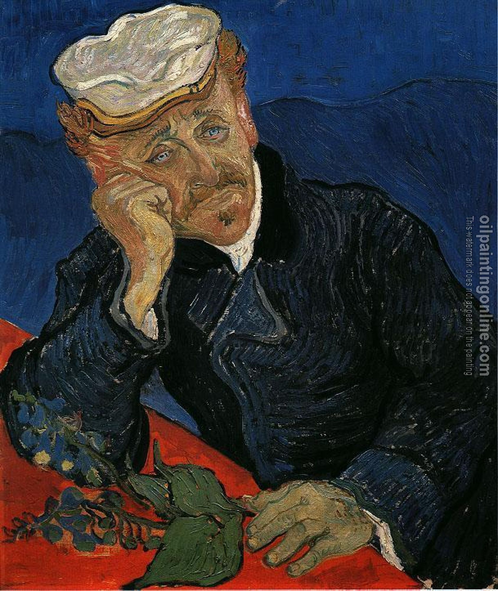 Gogh, Vincent van - Portrait of Doctor Gachet